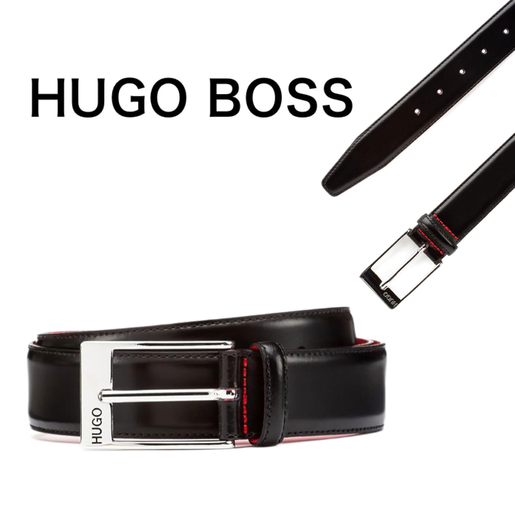 楽天MY COLORHUGO BOSS ヒューゴボス メンズ ベルト ロゴ 正規品 人気ブランド 高級感 ギフト プレゼント 本革 サイズ調節 ビジネス 仕事 就活 スーツ Barnew