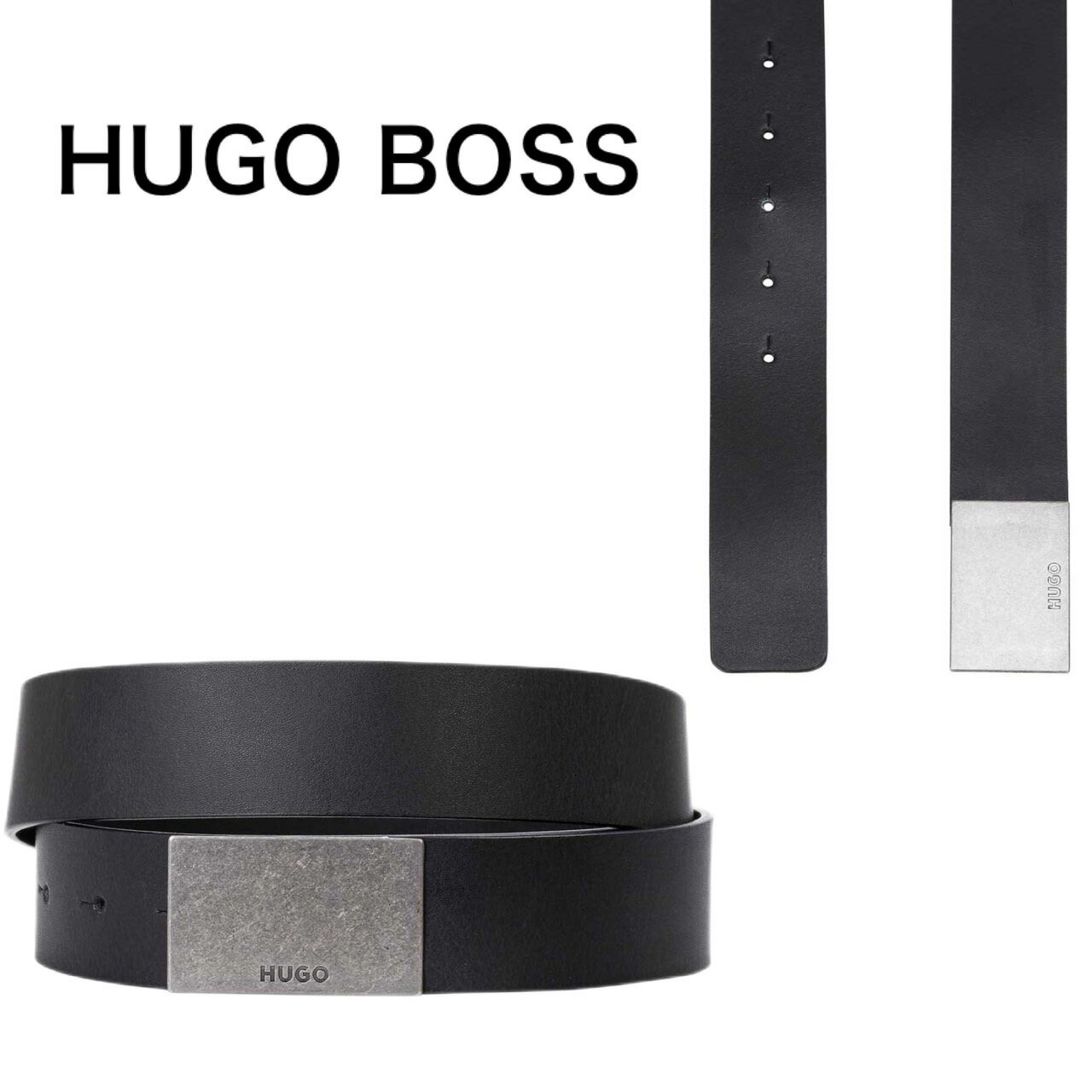 HUGO BOSS ヒューゴボス メンズ ベルト ロゴ 正規品 ブランド Gand-Ai Sz35 本革 サイズ調節 プレゼント ギフト 高級感 ビジネス ファッション 世界中で大人気のHUGO BOSS。全国送料無料。こちらの商品は予約注...