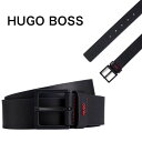 ボスヒューゴボス HUGO BOSS ヒューゴボス メンズ ベルト ロゴ 正規品 ブランド Giove L 本革 サイズ調節 プレゼント ギフト 高級感 ビジネス ファッション