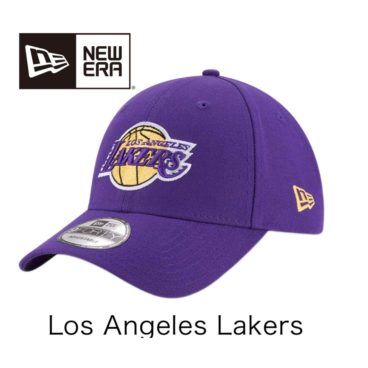 New Era ニューエラ 9FORTY キャップ NBA The League Los Angeles Lakers OTC ロサンゼルス レイカーズ サイズ調節 メンズ レディース ユニセックス