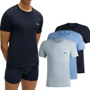 HUGO BOSS ヒューゴボス Tシャツ 3枚セット T-Shirt クルーネック 半袖 シャツ メンズ ロゴ ワンカラー or マルチカラー 正規品 愛用ブ...