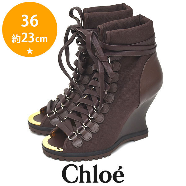 ڿʡ̤ۡʡۡڿʡۥ Chloe ᥿ȥ å ֡ƥ ֡  ֥饦  36(23cm) sh22-9244šۡڤڡ̵ۡۡʲġ