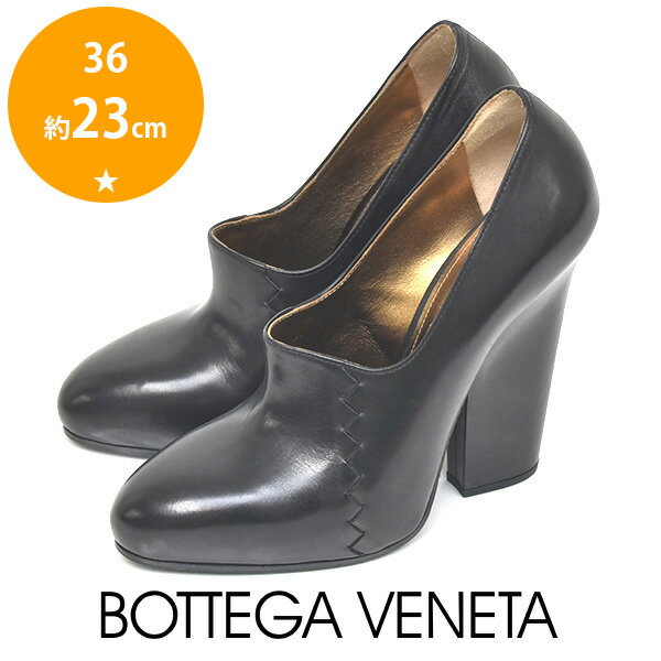 ボッテガヴェネタ BOTTEGA VENETA イントレチャート ブーティー ショートブーツ ブラック 黒 36(約23cm) sh23-0635