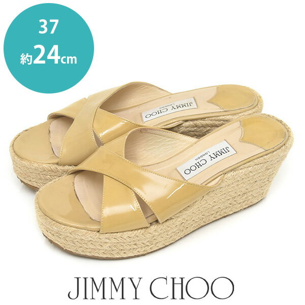 y10ItN[|Ώ_}\zW~[`E/W~[`[ JIMMY CHOO obNS EFbW\[ NX T_ GXph[ x[W 37(24cm) sh23-0789yÁzyԕiz