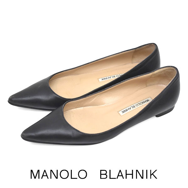 最終お値下げ‼️Manolo Blahnik ハンギシフラット レザー 34 楽天市場】Manolo Blahnik マノロブラニク(パンプス