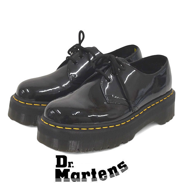 【MAX10%オフクーポン BLACK FRIDAYセール】【美品】ドクターマーチン Dr.Martens 1461 QUAD エナメル メンズ 3ホールシュー...
