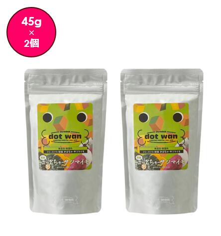 ドットわん フリーズドライ野菜 かぼちゃ・サツマイモ 45g 2個セット 犬用 おやつ