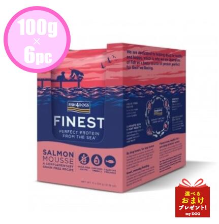 乐天商城 - フィッシュ4 ドッグ サーモンムース 100g×6個