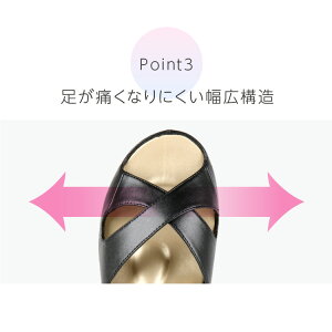 サンダル痛くないオフィスサンダル幅広歩きやすい痛くない柔らかい疲れにくい走れるブラック黒甲ベルトオフィス脱げ防止脱げない脚長厚底ウェッジソール楽長時間旅行ギフトプレゼント(プロイデアクローバースタイルナースサンダル(C))送料無料
