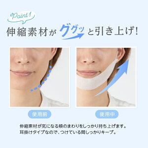 乾燥たるみニキビ潤う持ち上げストレッチ韓国ハイドロゲルフェイスラインプレゼントギフトPROIDEAプロイデア【韓国流持上げフェイスパック】
