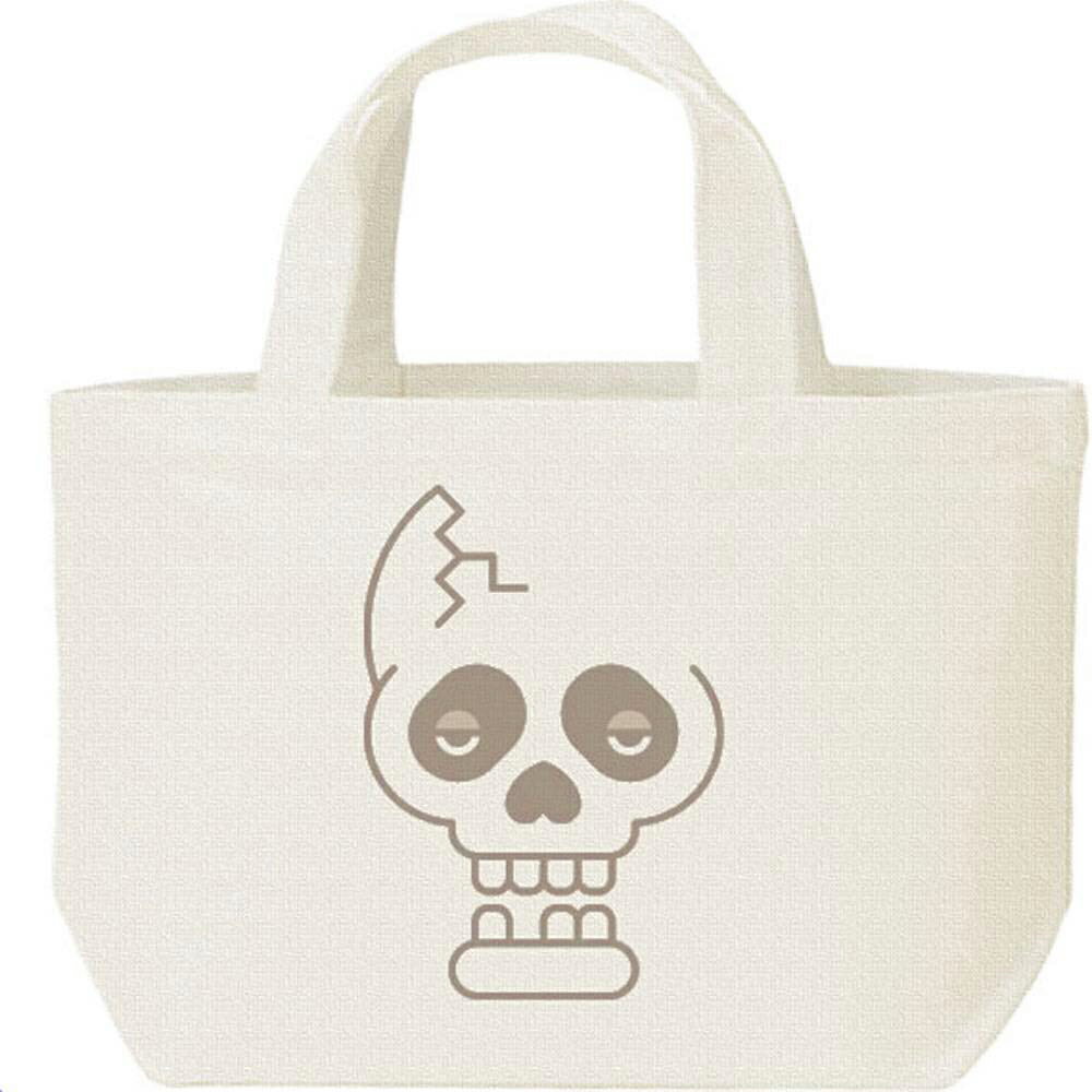 ファニーフェイス・ドクロ／キャンバスバッグ・S（ランチバッグ）