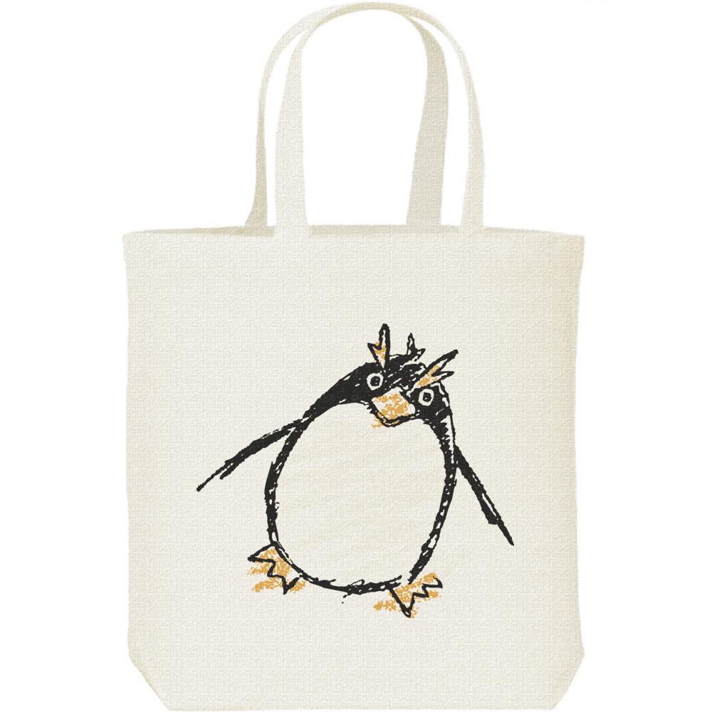 Rakuten - クレヨンタッチ・ペンギン／キャンバスバッグ・M（ポケット無し）トートバッグ