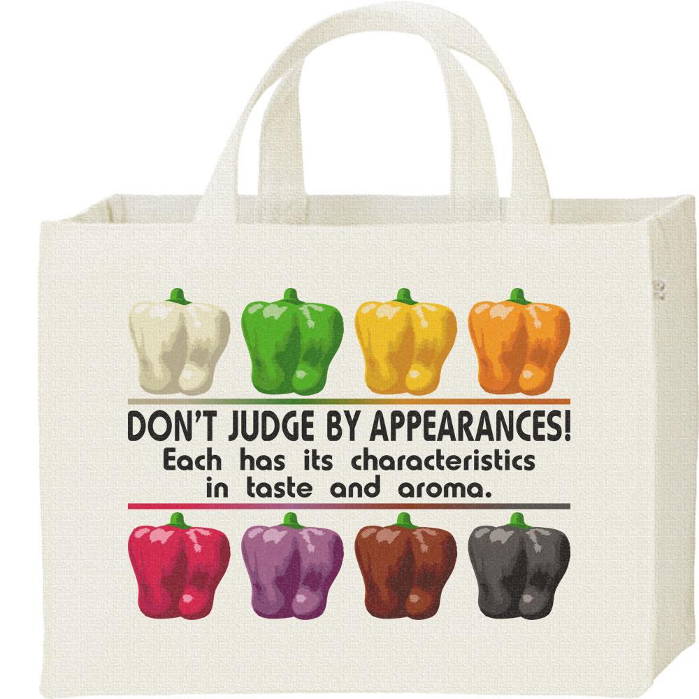 8色パプリカ／キャンバスバッグ・スクエア