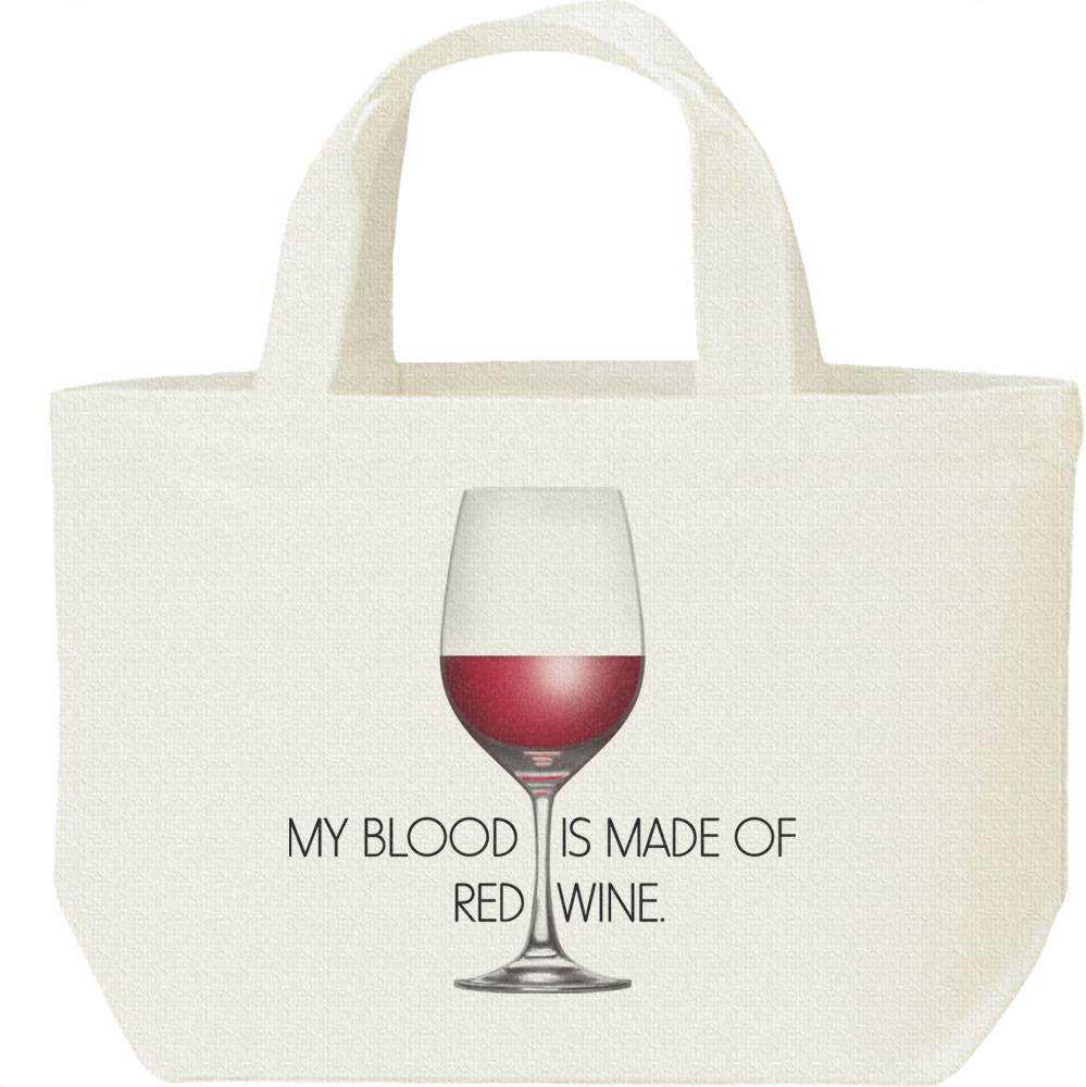 赤ワイン大好き！（ワイングラス）／キャンバスバッグ・S（ランチバッグ）