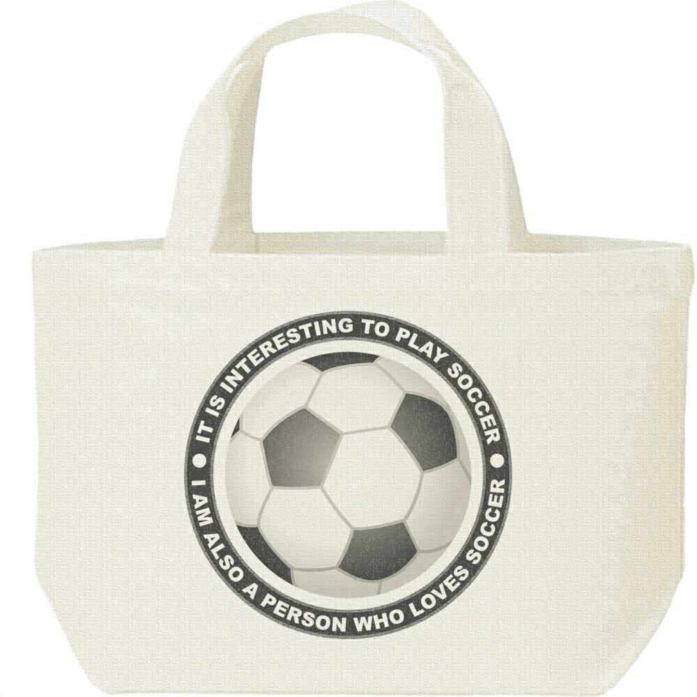 Rakuten - サッカー（サッカーボール）／キャンバスバッグ・S（ランチバッグ）