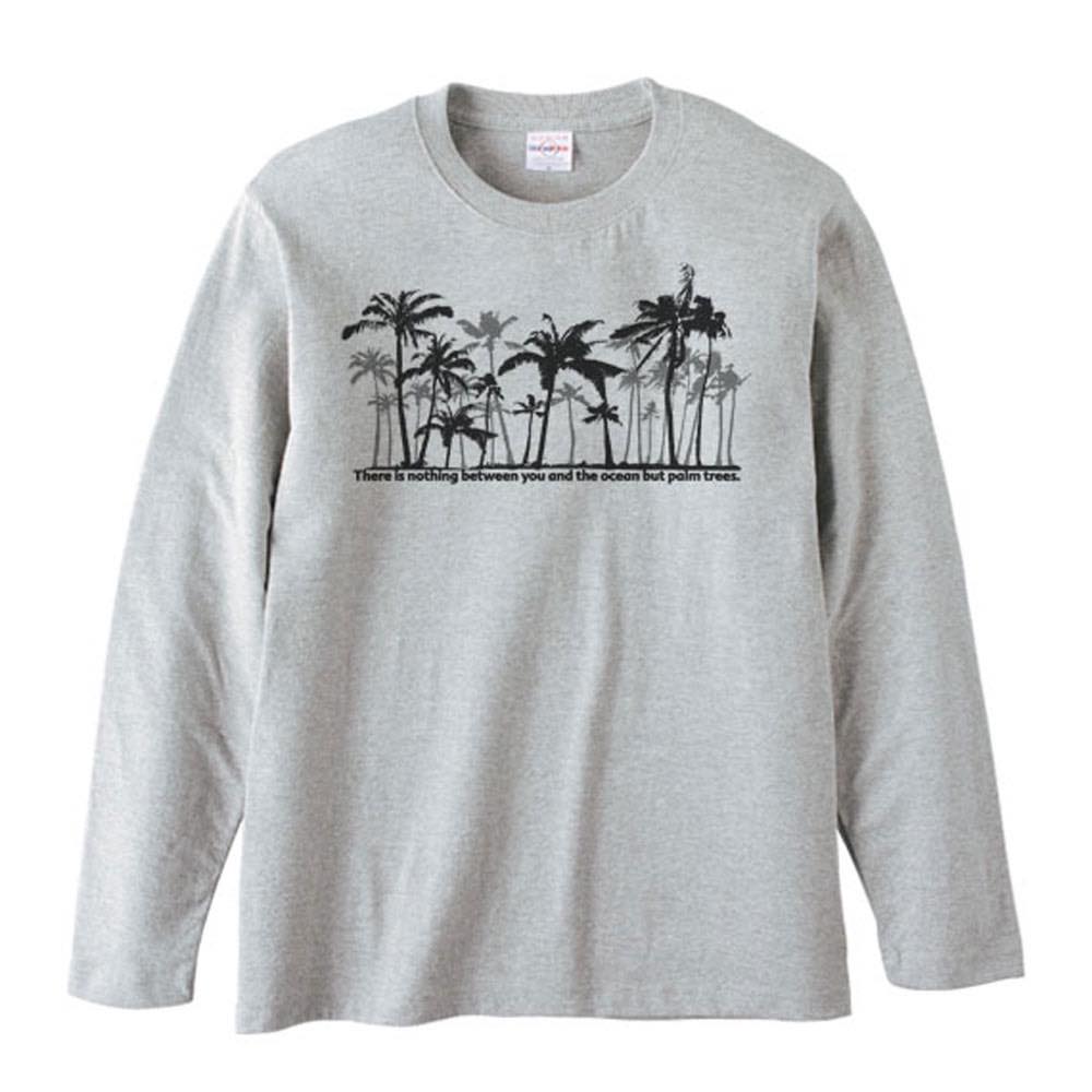 Rakuten - 椰子（ヤシ）の木林／長袖Tシャツ