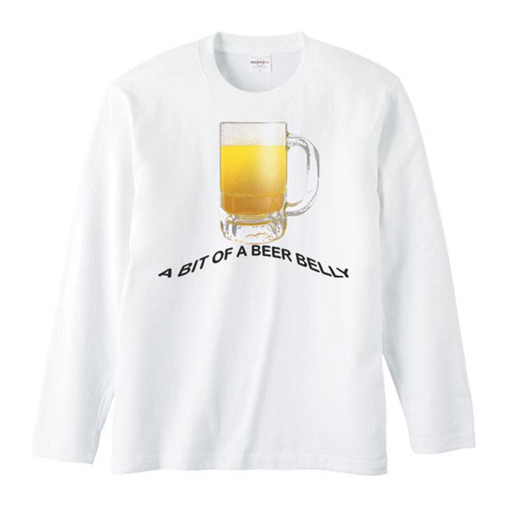 ビアジョッキ ビアジョッキ（ちょっとビールっ腹）／長袖Tシャツ