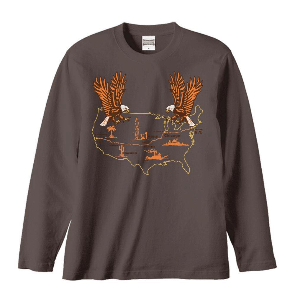 Rakuten - アメリカ横断（ロサンゼルス～ニューヨーク）／長袖Tシャツ