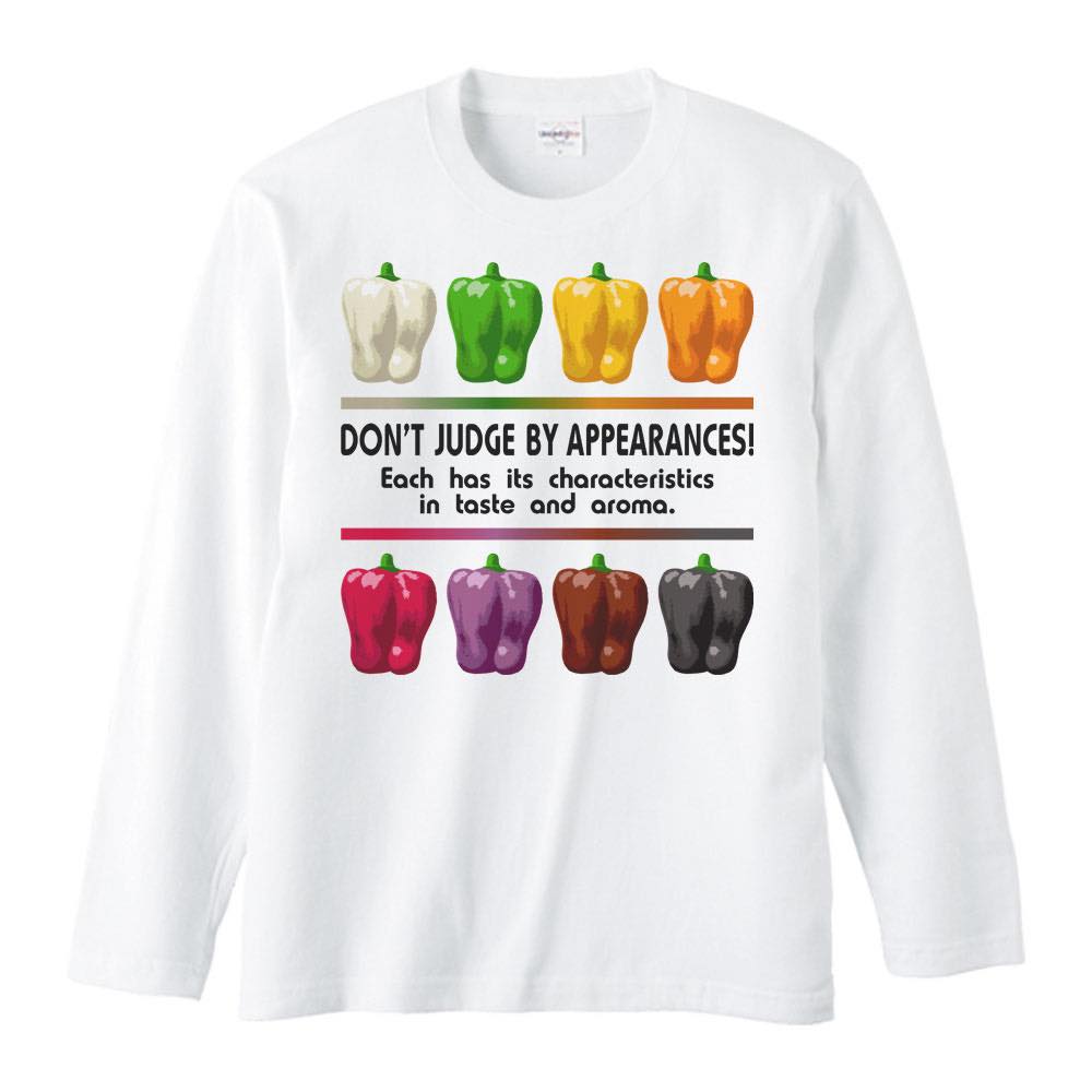 8色パプリカ／長袖Tシャツ