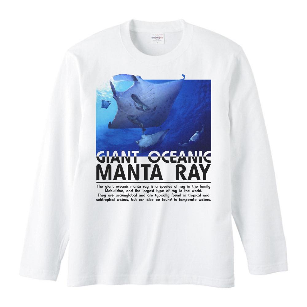 Other - マンタの群れ／長袖Tシャツ