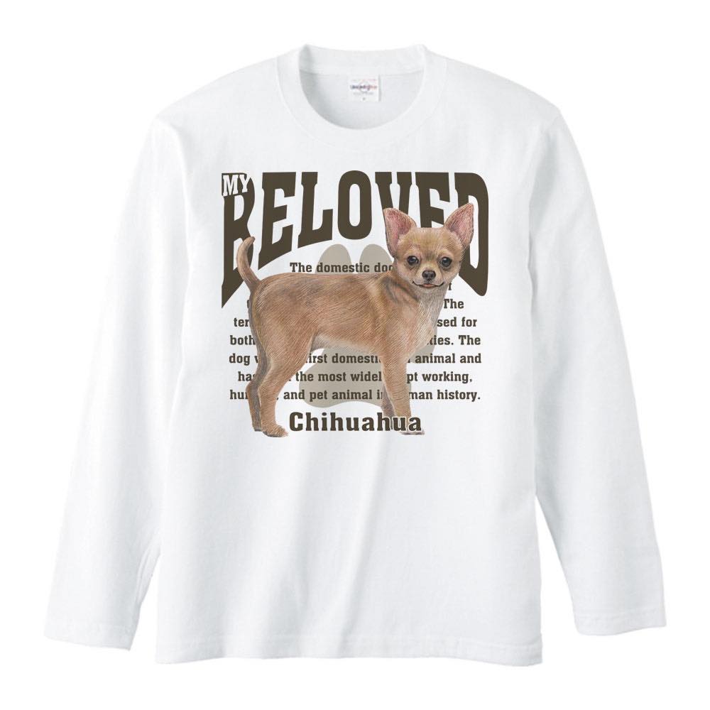 Rakuten - チワワ（愛犬シリーズ）／長袖Tシャツ