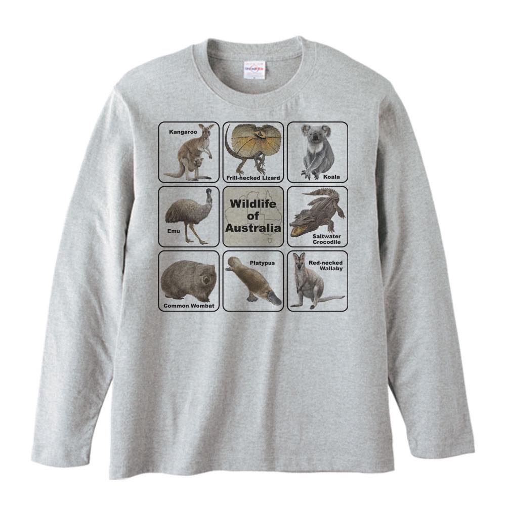 Rakuten - オーストラリアの野生動物／長袖Tシャツ