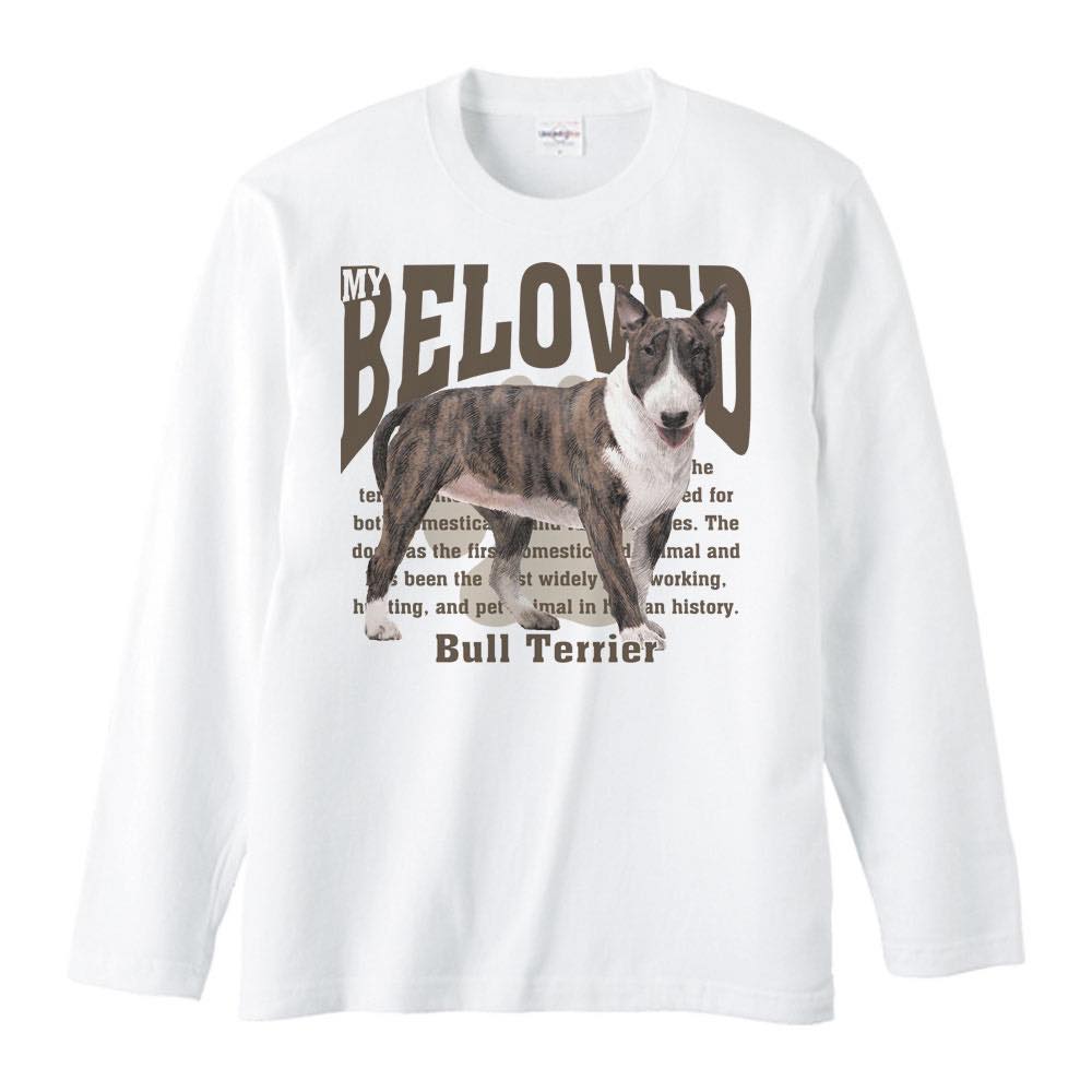 Rakuten - ブル テリア（愛犬シリーズ）／長袖Tシャツ
