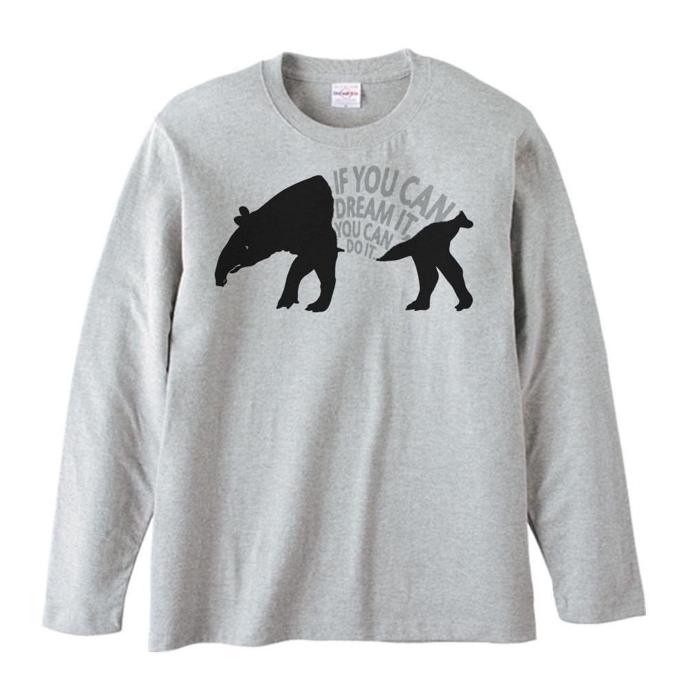 Rakuten - マレー バク（夢は実現できる）／長袖Tシャツ
