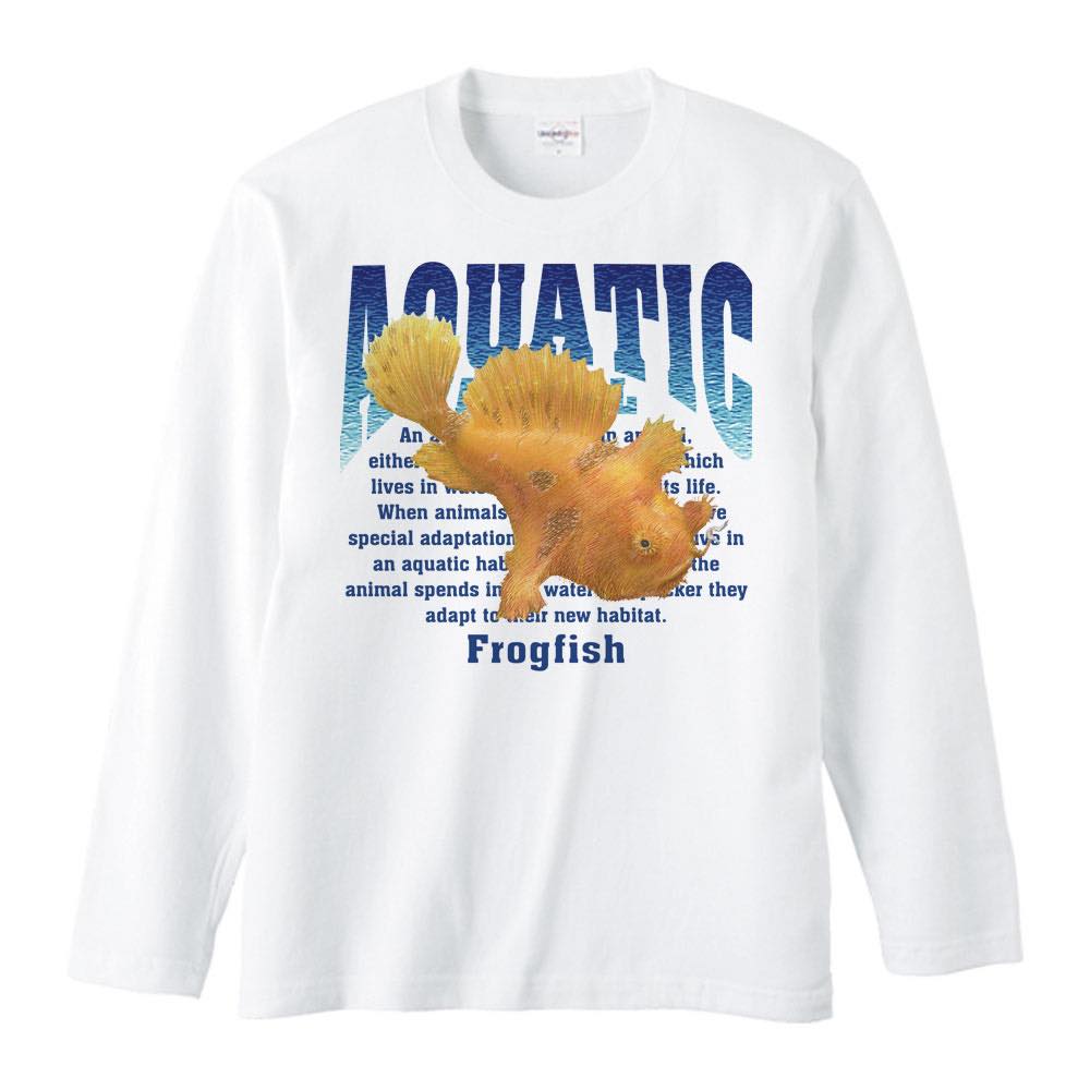 カエルアンコウ(水棲生物シリーズ)／長袖Tシャツ