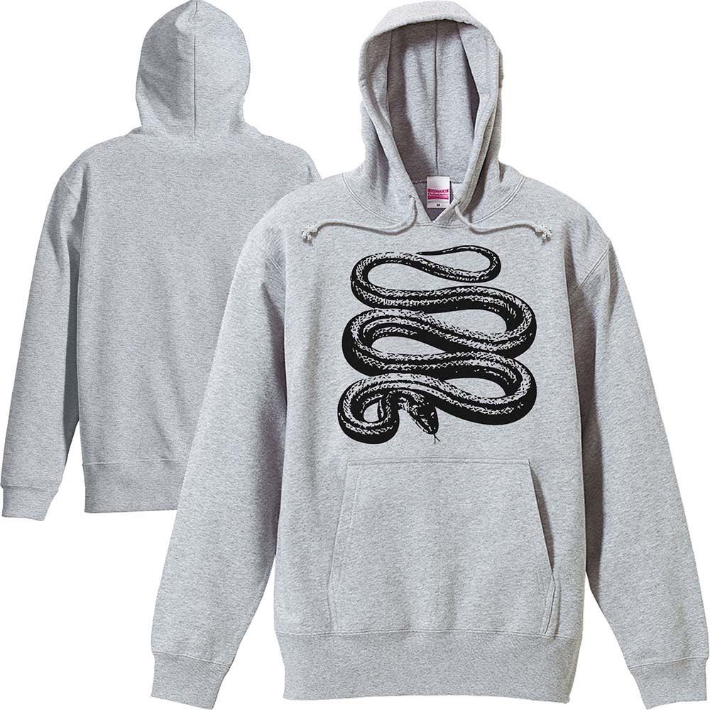 蛇（シマヘビ）／パーカー