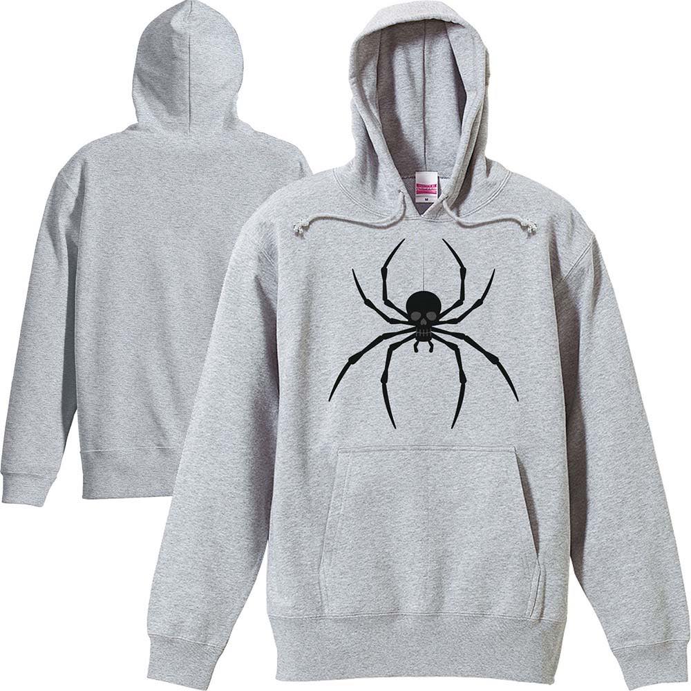 ドクロ蜘蛛／パーカー