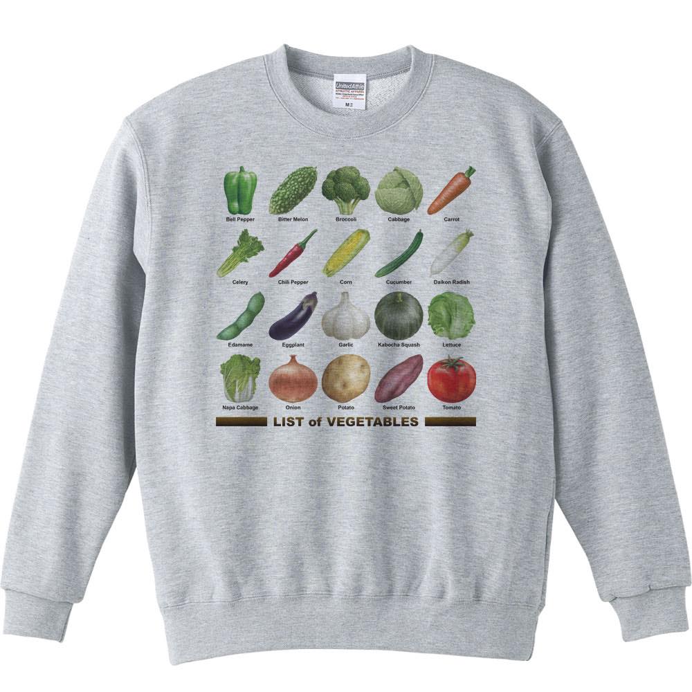 野菜のリスト／トレーナー