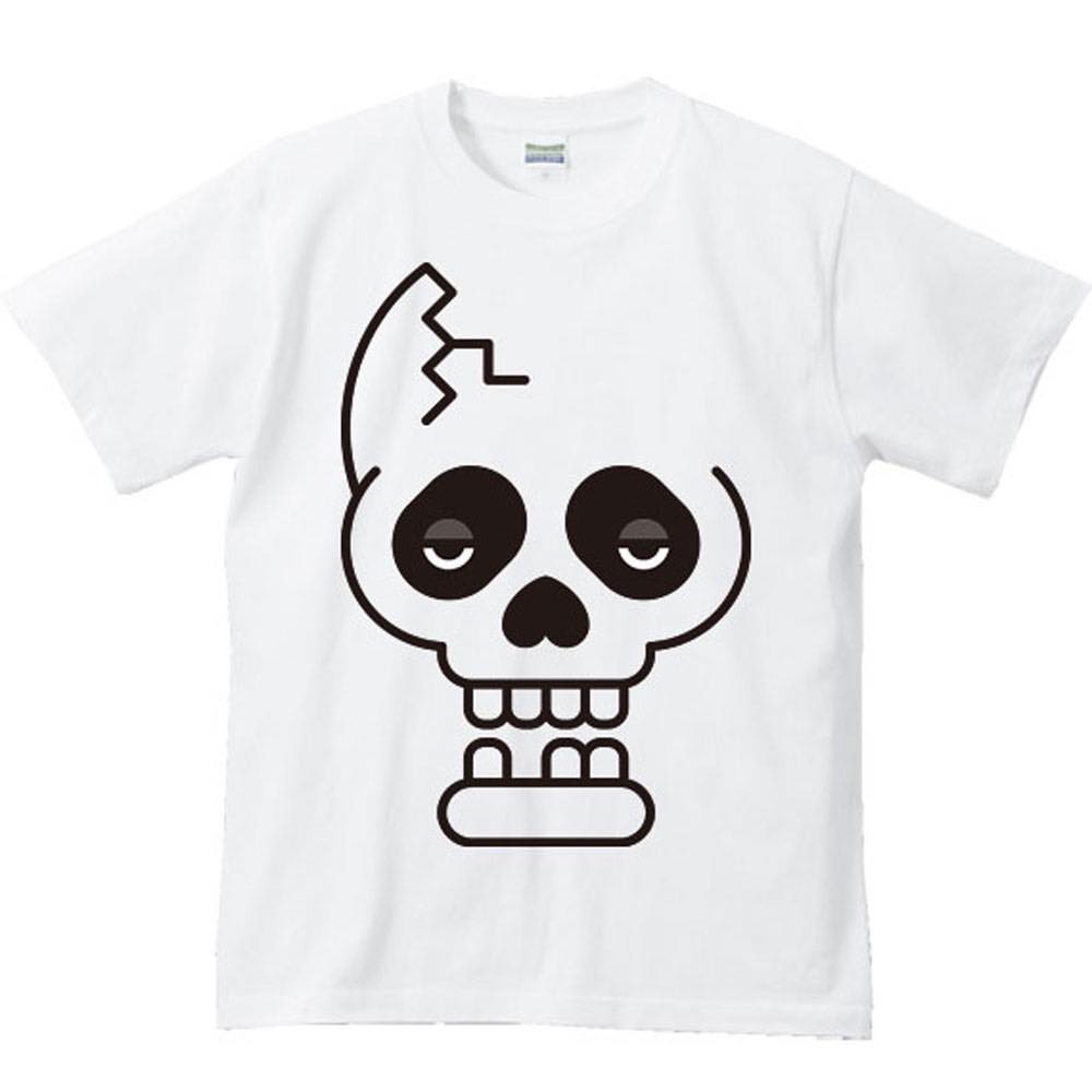 Rakuten - ファニーフェイス・ドクロ／半袖Tシャツ