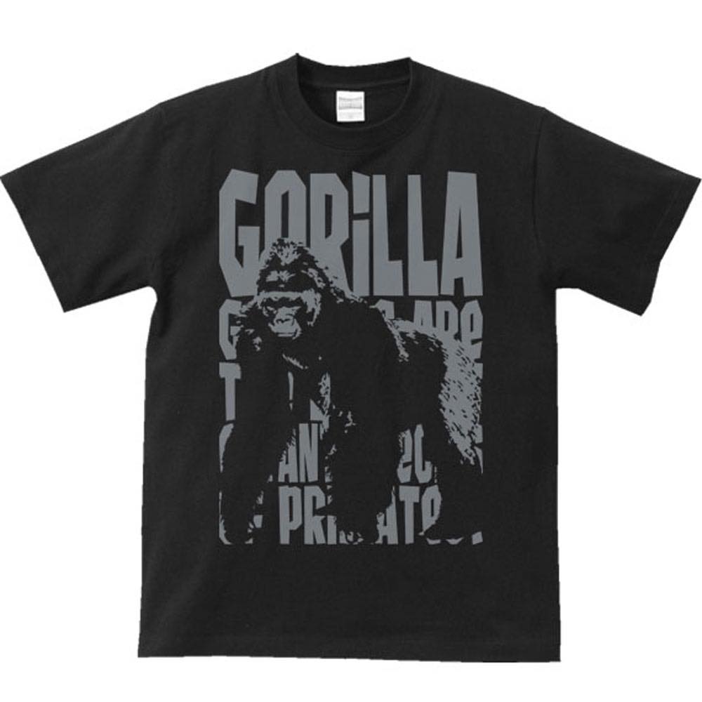 Rakuten - モノトーン・ゴリラ／半袖Tシャツ