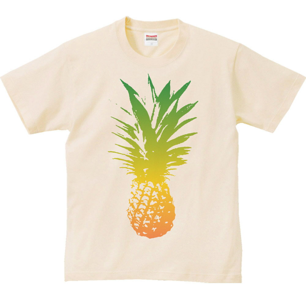 Rakuten - 虹色パイナップル／半袖Tシャツ