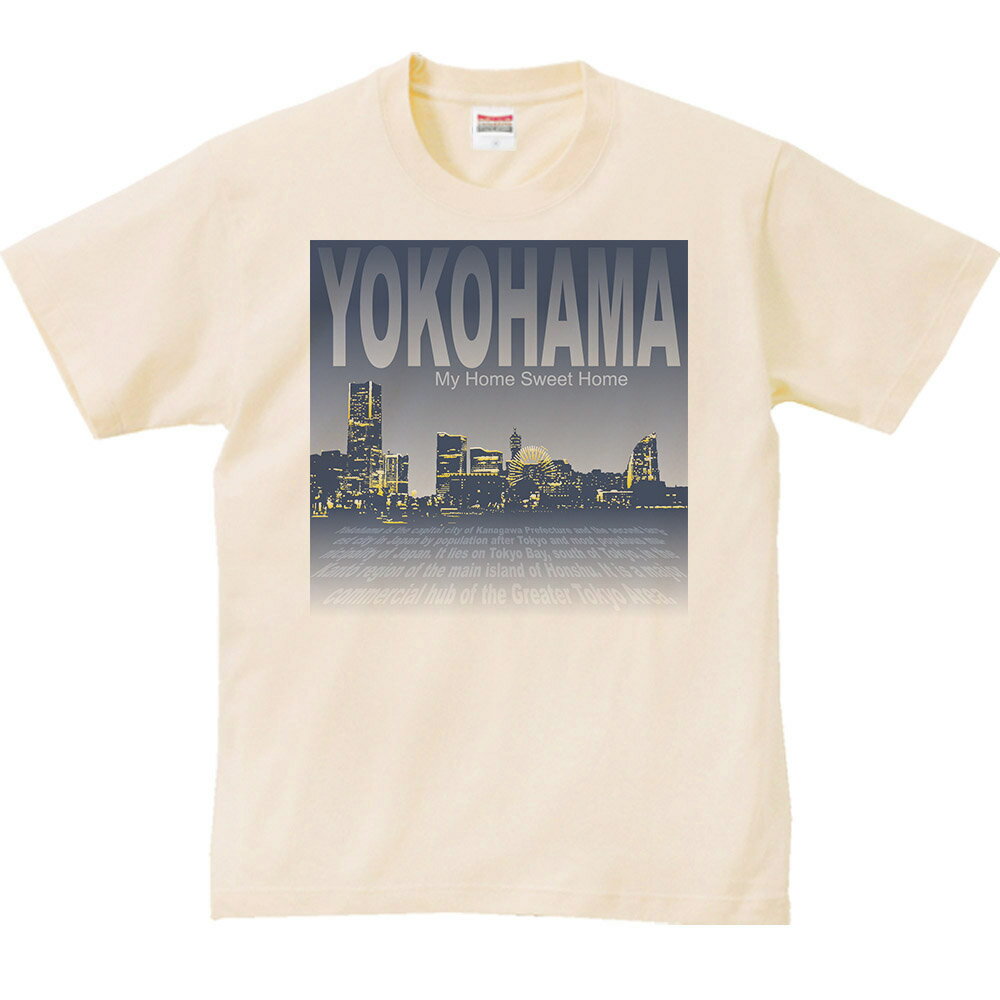 横浜の夜景（みなとみらい）／半袖Tシャツ