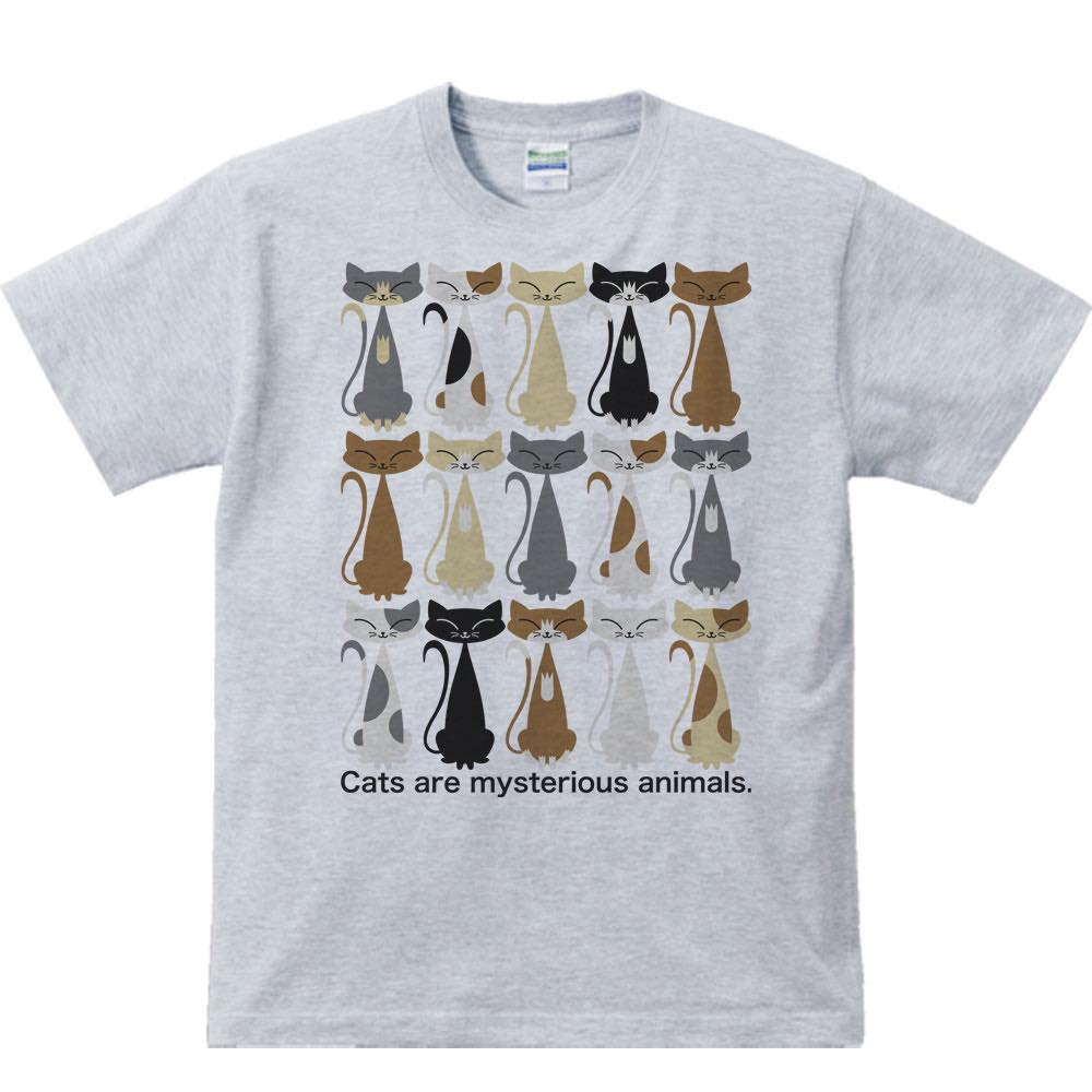 고양이 투구 / 반소매 T 셔츠
