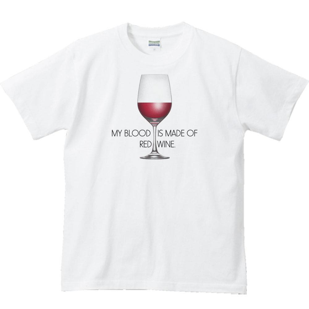 赤ワイン大好き！（ワイングラス）／半袖Tシャツ