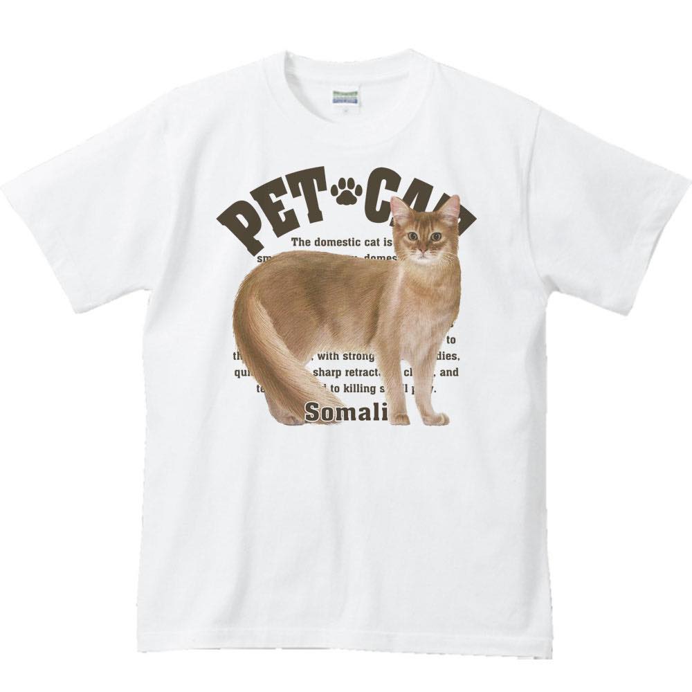 ソマリ(愛猫シリーズ)/半袖Tシャツの紹介画像2