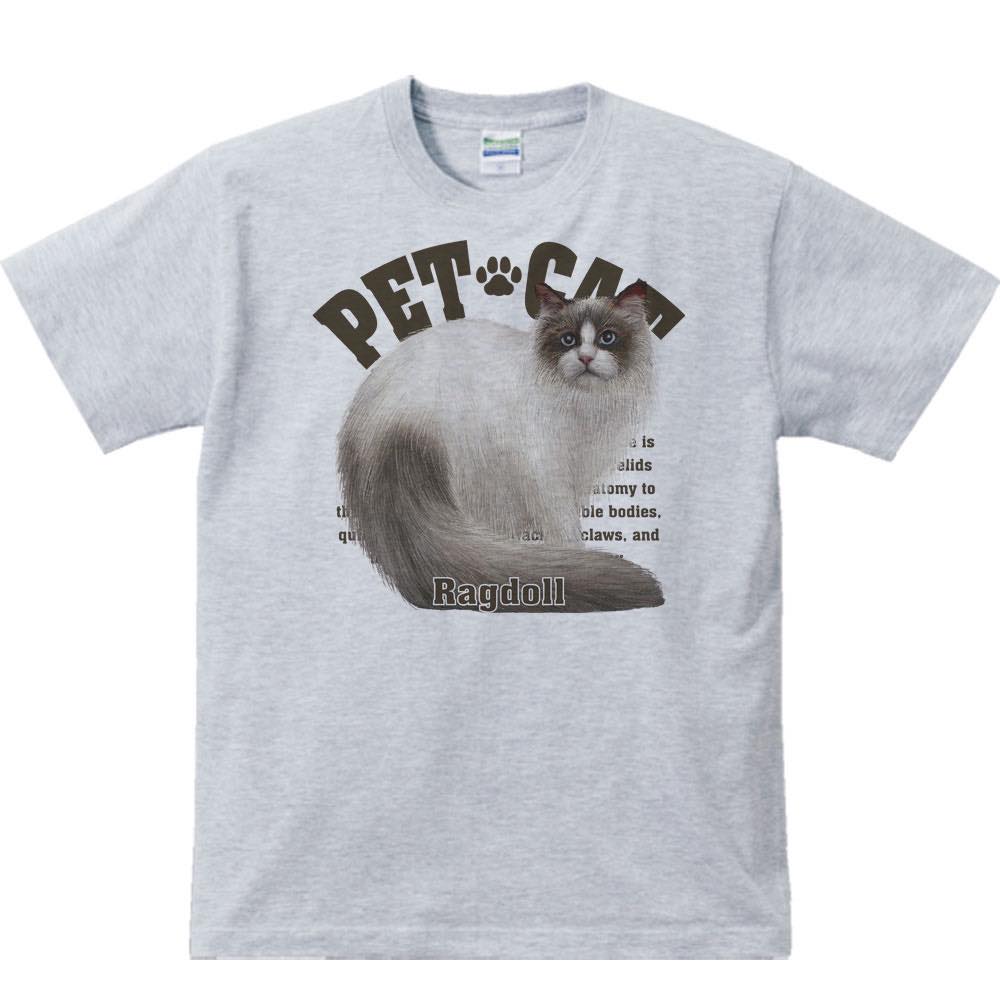 ラグドール(愛猫シリーズ)/半袖Tシャツの紹介画像3