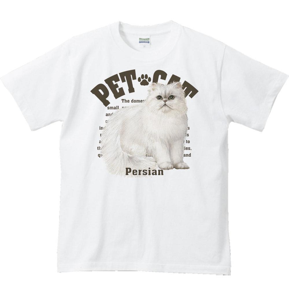 Rakuten - ペルシャ猫（愛猫シリーズ）／半袖Tシャツ