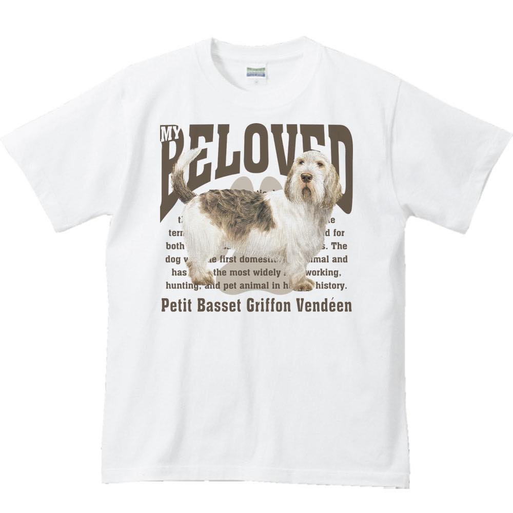 Rakuten - プチ バセット グリフォン バンデーン（愛犬シリーズ）／半袖Tシャツ
