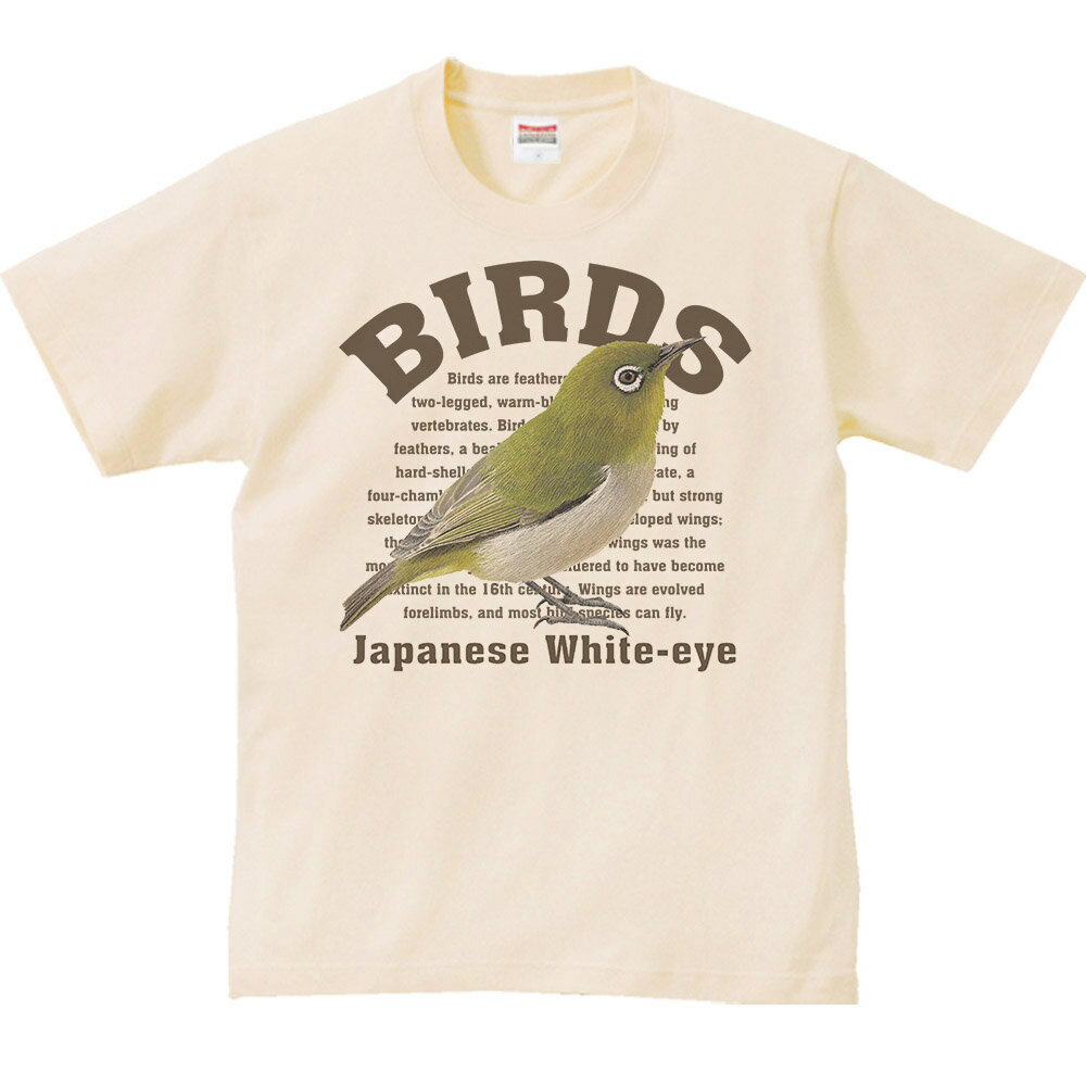 メジロ(鳥シリーズ)/半袖Tシャツの紹介画像2