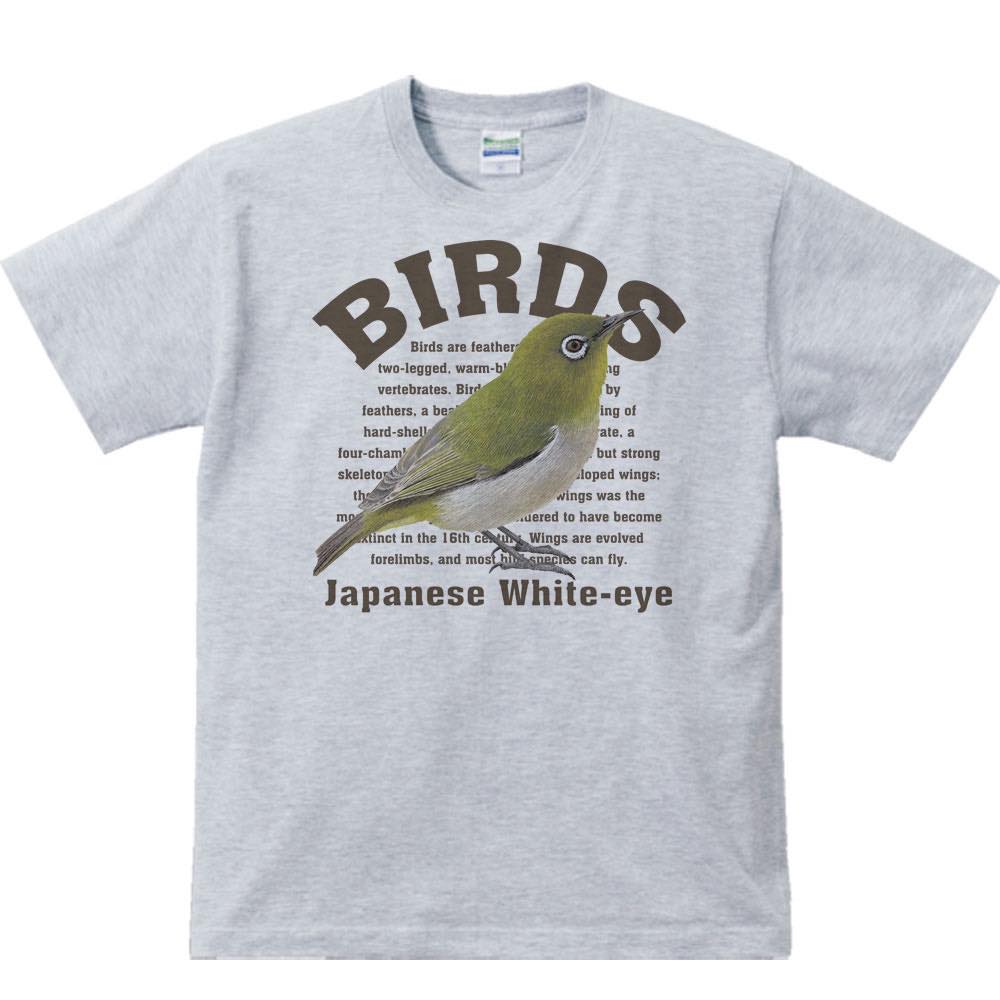 メジロ(鳥シリーズ)/半袖Tシャツの紹介画像3