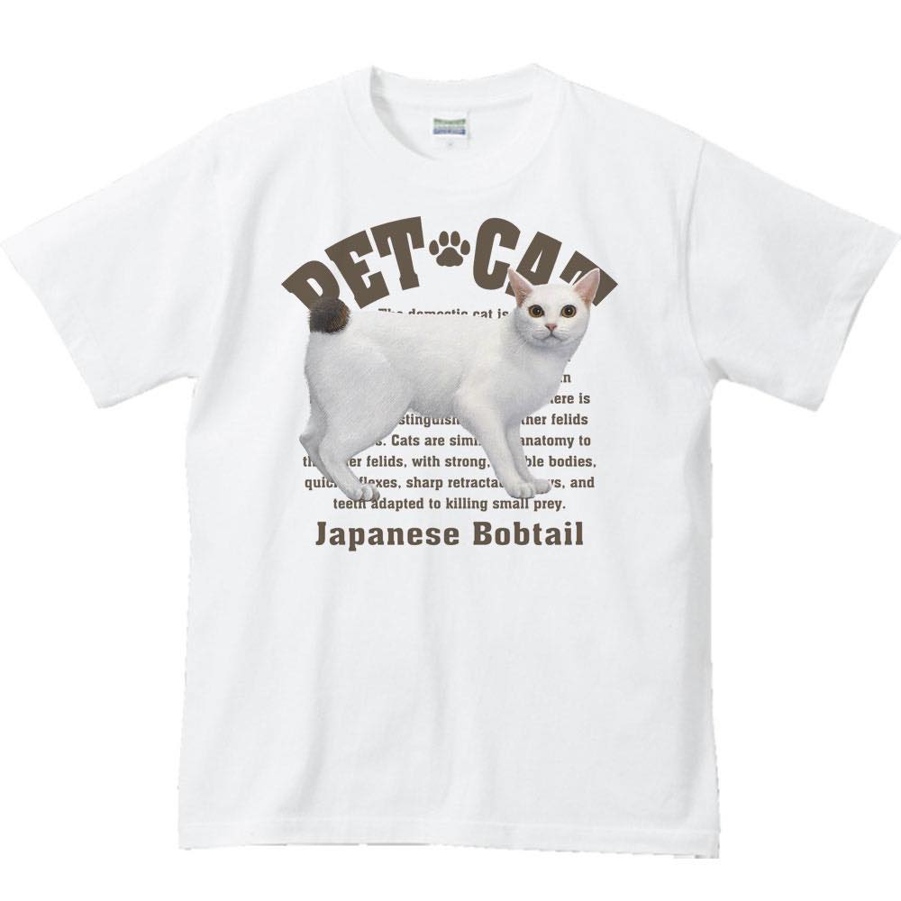 ジャパニーズ ボブテイル（愛猫シリーズ）／半袖Tシャツ