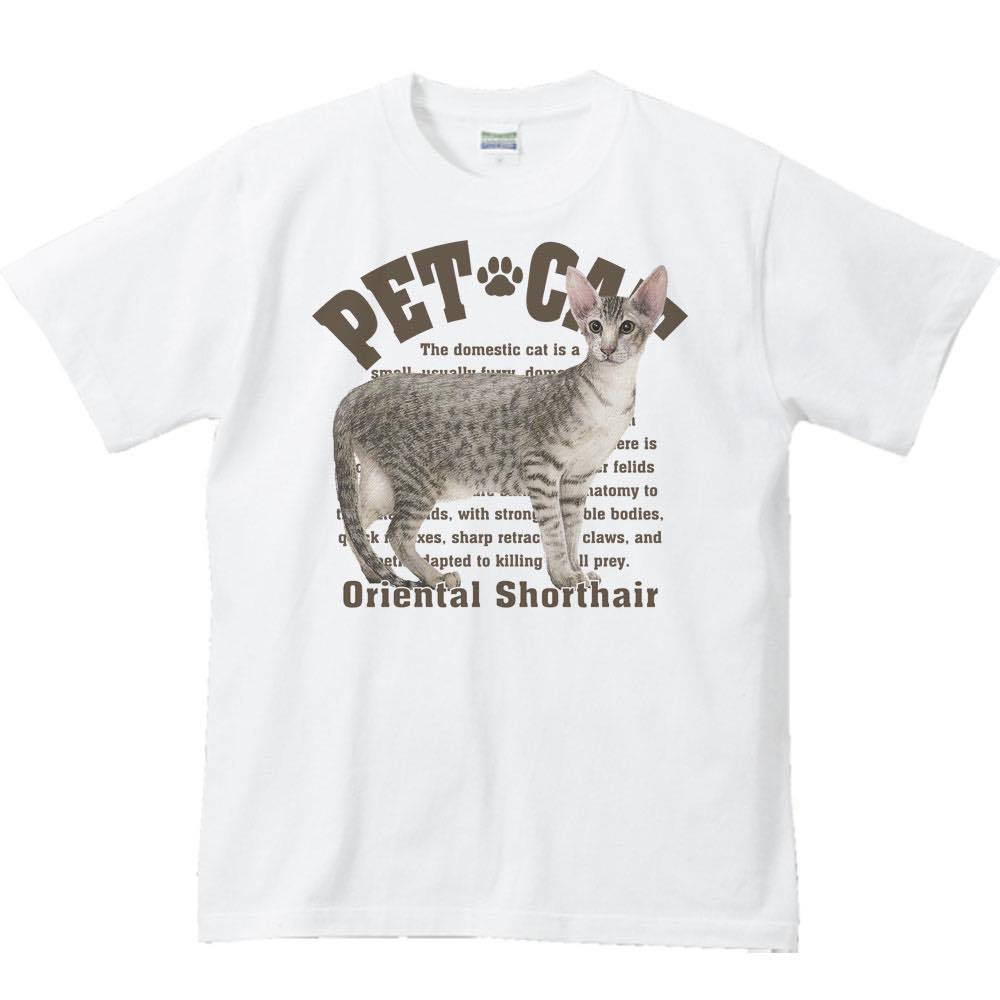 Shirts, T-Shirts - オリエンタル ショートヘア（愛猫シリーズ）／半袖Tシャツ