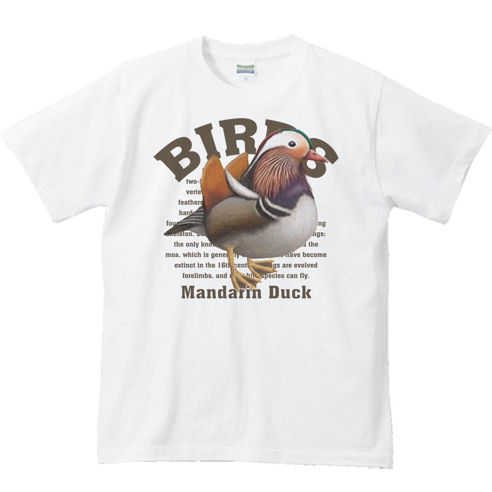 Rakuten - オシドリ（鳥シリーズ）／半袖Tシャツ