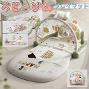 ベビージム プレイマット ジム メリー 赤ちゃん おもちゃ赤ちゃん ピアノを弾く感覚赤ちゃんのおもちゃ おなかの時間マット 赤ちゃんの遊びセンター 知育玩具 感...