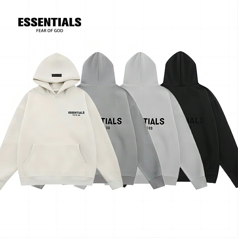 【セール限定 10%OFFクーポン有】 ESSENTIALS パーカー フード付き エッセンシャルズ 長袖トップス オーバーサイズ ビッグサイズ 秋 トレーナー...