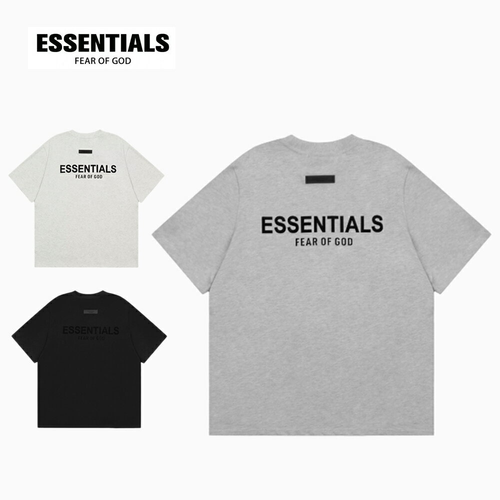 ESSENTIALS エッセンシャルズ 半袖シャツ ロゴ Tシャツ 薄手 T-shirt メンズ レディース オーバーサイズ ゆったり 通気性 夏 半袖 柔らかい 男女兼用